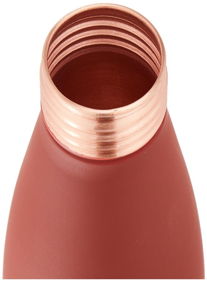 Attro Setu 1000ml Copper Bottle Matte Finish Authentic Bottle Improve Your Immunity, Brain, Nervous System & Healthy Skin Natural Ayurveda Benefits-Rust Orange - Image 3
